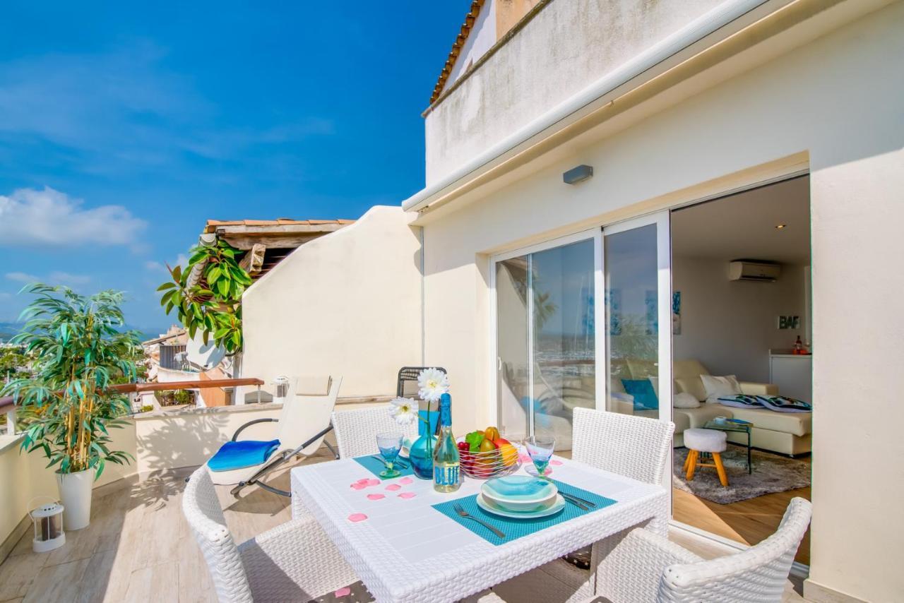 Ideal Property Mallorca - Blue Attic Beach 阿尔库迪亚 外观 照片