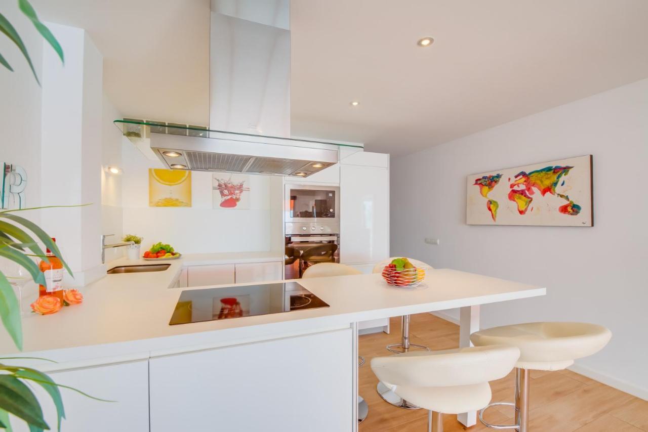 Ideal Property Mallorca - Blue Attic Beach 阿尔库迪亚 外观 照片